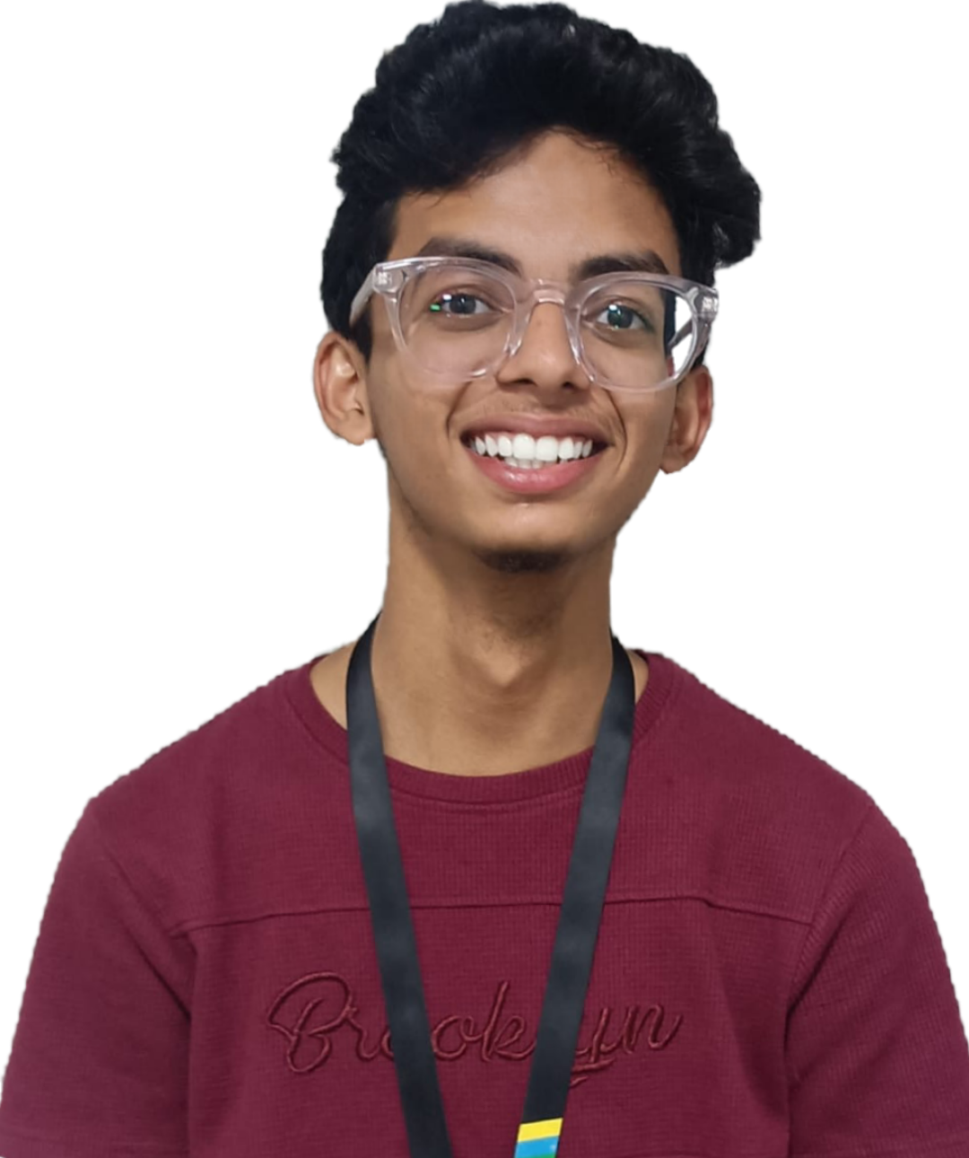 a photo of me smiling